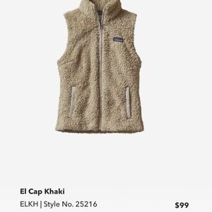 Patagonia Women’s Los Gatos Fleece Vest - Large